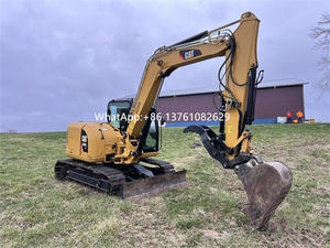 Excavatrice sur chenilles d'occasion Caterpillar 308e2cr d'origine japonaise, mini-pelle de 8,4 tonnes, machine de construction à vendre - Product Image 4