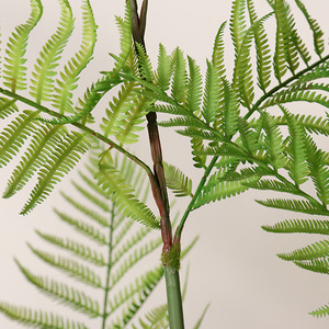 Plante artificielle de fougère à fil doré simulé Dream Castle, décoration d'intérieur sur pied, verdure de bonsaï - Product Image 2