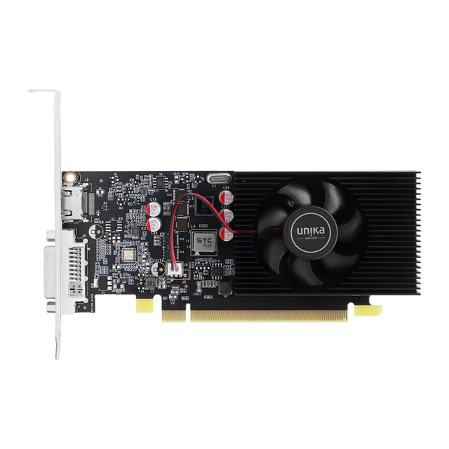 Brand New UNIKA GT1030 2GD5 V2 GRAPHICS CARD,SHU PEI BAN, Graphics Card,Factory Price,Illuminate the Machine Card