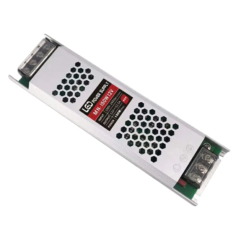 AC DC Ultra Slim Led Driver 12V 150W Siêu Mỏng Led Cung Cấp Điện Cho Hộp Đèn