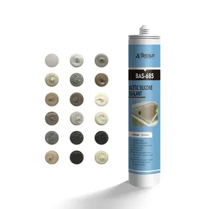 100% Fast Curing Flexible Waterproof And Mould Resistant White Sanitary Silicone Sealant