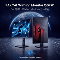 Moniteur de jeu IPS 27 pouces OEM ODM 165Hz 1ms FHD sans cadre avec écran LCD 99% SRGB pour le jeu