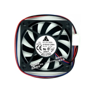 Nuevo ventilador de refrigeración axial AC ultrafino Delta 6CM 12V original EFB0612HA/HHA AFB0612HA/MA con chasis 6010 con rodamiento de bolas - Product Image 3