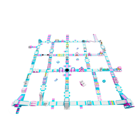 0.55mm PVC aire de jeux intérieure parc d'attractions aquatique gonflable pour enfants fête en plein air amusant espace de jeu intérieur