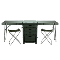 Bureau de terrain multifonctionnel Tsunami, table en plastique, bureau mobile, bureau de commande