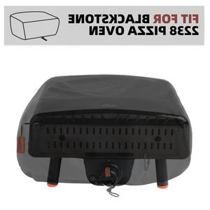 Housse pour four à pizza Zhuji (Jinhua) Outdoor Products Co Ltd, 56x56x29cm, noire, tissu Oxford 600D, fermeture à cordon, anti-poussière - Product Image 4