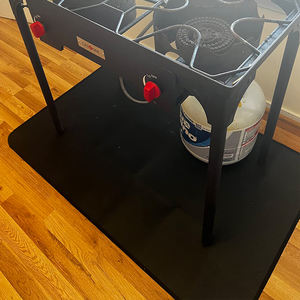 Alfombrillas para debajo de la parrilla para parrilla, ignífugas de doble cara, impermeables, a prueba de aceite, fáciles de limpiar, alfombrilla para <span class=keywords><strong>chimenea</strong></span>, alfombrilla para barbacoa de calidad - Product Image 1