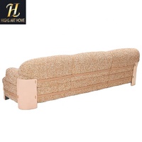 Canapé de luxe moderne haut de gamme pour salon, rembourré en éponge, style design, pour appartement, service professionnel