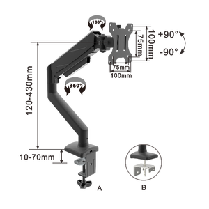 Hợp kim nhôm hiển thị Mount Arms phụ kiện máy tính - Product Image 3