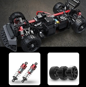 MJX 하이퍼 고 1:14 스케일 14304 폴로 <span class=keywords><strong>R</strong></span> WRC 4WD RC 랠리 자동차 경주 트럭 차량 금속 섀시 브러시리스 모터 G3 자이로 Led 조명 - Product Image 3