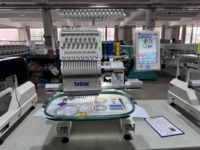 BR-1501C Machine à broder informatisée monotête pour casquettes, modèle très demandé, de qualité supérieure, fabriquée en Chine