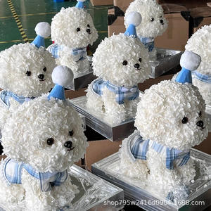 Acrylique Real Touch Hortensia Fleurs décoratives faites <span class=keywords><strong>à</strong></span> la main longue durée 3-5 ans Graduation Pâques Noël Saint Valentin Cadeau - Product Image 6