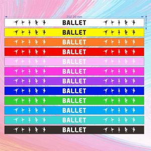 Bracelet en silicone professionnel avec logo de ballet, idéal pour les fêtes, les compétitions de danse et les activités. - Product Image 5