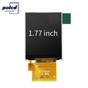 Polcd 1.77英寸小液晶屏128*160 ST7735S SPI白色高背光迷你薄膜晶体管液晶显示器