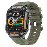 Reloj Inteligente Deportivo para Exteriores MT39 con Pantalla de 2.01 Pulgadas, Resistente al Agua IP68, Reloj de Pulsera Fitcloudpro, Presión Arterial, Reloj Inteligente de Fitness