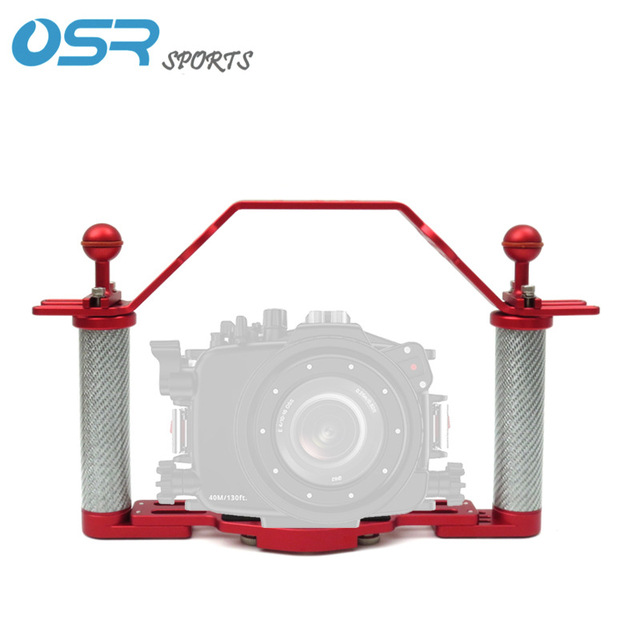 OSR Durable Eco-Friendly Multifunction Diving Underwater Video Light Stabilizer Camera Tray Carbon Fiber Diving Equipment