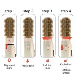 <span class=keywords><strong>Better</strong></span> Hair Care 1200W Blow Hair Styler Salón profesional Cepillo secador de <span class=keywords><strong>pelo</strong></span> de un paso - Product Image 3