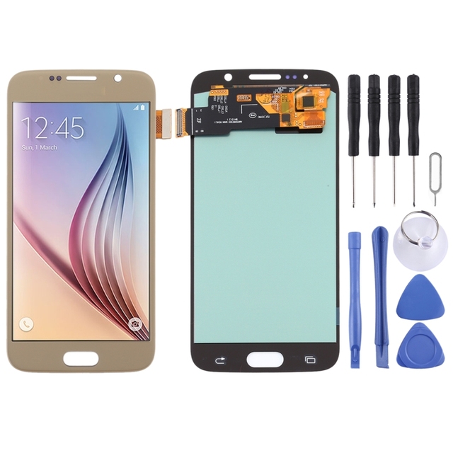 Factory Price OLED LCD Screen for Samsung Galaxy S6 with Digitizer Full Assembly Replacement LCD Screen