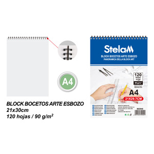 Cartella per documenti 240x310MM di 30 pagine A4 per album da disegno durevole per ufficio o scuola - Product Image 1