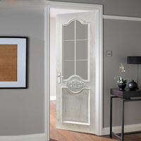 Porte de chambre blanche, chambre moderne minimaliste, ensemble complet de portes en chêne composite blanc, portes intérieures, portes pour l'intérieur des maisons
