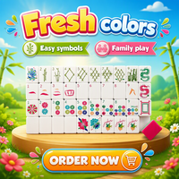 Tuiles de Mahjong en Acrylique Rouge Rose Style Européen et Américain, Quatre Couches, Assortiment de Couleurs, Portable, Jeu pour 4 Joueurs, Boîte en Carton