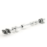 8mm 10mm 12mm 15mm gemonteerd lagerblok |   Zinklegering 2-bouts flens en kussenblok met P6-precisie voor doe-het-zelf CNC-router