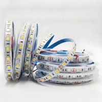 Bande lumineuse LED RGB BUYWIN, étanche, PVC IP65, 12V/24V, SMD5050, 60 LED/m, 5M, dimmable, Ra80, garantie 2 ans