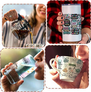 Más de 90000 Estilos de Adhesivos Decorativos para Vasos de 16 oz, Diseño de Terror de Halloween, 3D UV DTF, Nuevos y Más Vendidos - Product Image 4