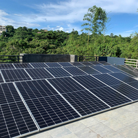 Système d'énergie solaire Lux Power 10KW Système d'énergie solaire de réseau américain de secours par batterie au lithium Système PV complet