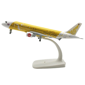 <span class=keywords><strong>เครื่องบิน</strong></span>ไทย A320 ขนาด 1/200 สเกล 20 ซม. ของเล่นเครื่องบินโลหะขนาดเล็ก งานฝีมือ ของขวัญสำหรับรับปริญญา ของสะสม ตกแต่งบ้าน - Product Image 1