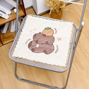 Cojín de asiento refrescante, 36x36cm, diseño de dibujos animados, almohadilla transpirable de verano para uso en oficina y dormitorio - Product Image 1