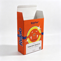 Boîte d'expédition postale pliable en carton ondulé personnalisée avec logo imprimé pour l'emballage de sweats à capuche, t-shirts, vêtements streetwear et autres articles vestimentaires