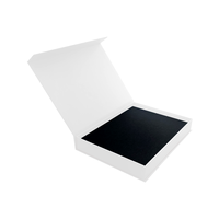 Venta al por mayor caja de regalo magnética estilo libro con inserto con revestimiento UV de laminación mate en relieve