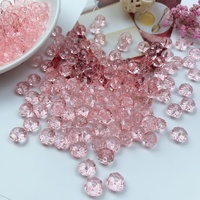 Bracelet en perles acryliques facettées plates rondelles colorées en gros, 4mm-12mm, avec emballage personnalisé pour la fabrication de bijoux