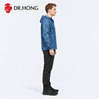 Veste coupe-vent à capuche pour homme de haute qualité, logo personnalisé sur le devant, fermeture éclair, coupe-vent d'hiver, vintage, solide, non tissé, pour l'extérieur