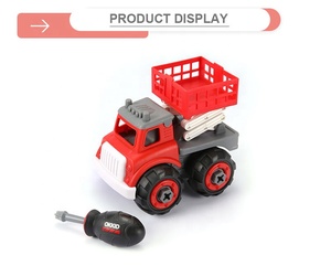 Los <span class=keywords><strong>niños</strong></span> construir y jugar ascensor <span class=keywords><strong>coche</strong></span> bricolaje montar vehículos de construcción conjunto de juguete con la herramienta - Product Image 3