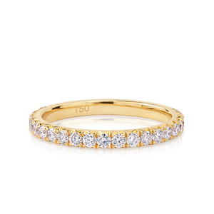 18K White/Yellow/Rose Gold Lab Diamond Ring - Product Image 3