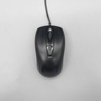 Tetikus komputer berkabel USB, tetikus optik ergonomis tombol 4D, Plug & Play, M-018X