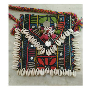 Jaipur boutique en ligne Boho tissu Banjara pochette élégante soirée coquille sacs pour femmes - Product Image 6