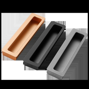 Cabinets Wardrobes Embedded with Hidden Handles Drawer Cabinets Door Aluminum Alloy Handles Good Product Fashionable Novelty - Product Image 5