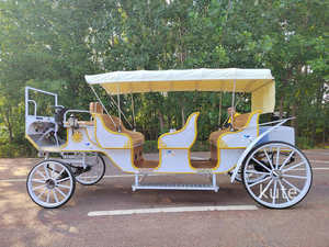 Centre de table Chariot Citrouille Cendrillon, Chariot de Princesse traîné par des chevaux - Product Image 5