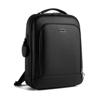 Sac à dos professionnel en microfibre, fermeture éclair antivol dissimulée, résistant à l'usure, pour ordinateur portable 15 pouces, sac à dos imperméable