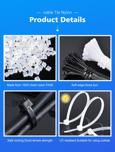 Dây Buộc Cáp Nylon 5*300Mm Dây Buộc Cáp Nhựa Tự Khóa Dây Buộc Cáp N - Product Image 6