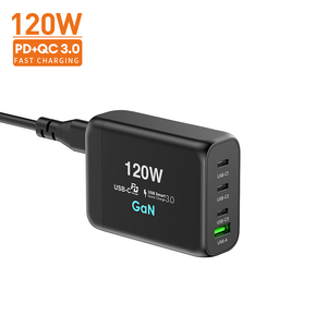 Xách Tay 120W Gan Sạc Thông Minh Phổ USB Loại C Tường Adapter Nhanh Chóng Sạc Chúng Tôi EU AU Anh Cắm Tương Thích Samsung Iphone Vivo - Product Image 5