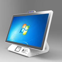 Terminal de point de vente tactile tout-en-un de haute qualité, 21,5 pouces, WiFi 6, Bluetooth 5.2, système de point de vente intelligent Windows, processeur I3