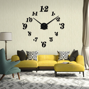 DIY Acrylic Wall <strong>Clock</strong> Modern <strong>Simple</strong> 3D Heart Mute Digital <strong>Clock</strong> Mirror Wall Sticker for Living Room Bedroom Decoration - Product Image 4