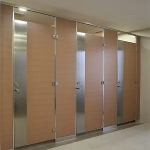 Sistema de separação HPL Compact Commercial 2024 para banheiro, painel laminado, design moderno, para banheiro