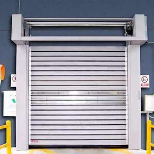 <span class=keywords><strong>Porte</strong></span> industrielle rapide à enrouler en aluminium spiralé à grande vitesse-<span class=keywords><strong>Porte</strong></span> <span class=keywords><strong>de</strong></span> <span class=keywords><strong>garage</strong></span> en métal <span class=keywords><strong>de</strong></span> sécurité coupe-vent - Product Image 6