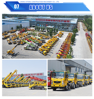 5 Ton 6.3 Ton 8 Ton 10 Ton 16 Ton Remote Control Straight Arm Manipulator Telescopic Boom Truck Mounted Crane untuk Dijual