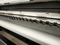 Impresora de Inyección de Tinta de Doble Cabezal 3202FA para Interiores y Exteriores, Máquina de Impresión Digital de 3.2m I3200 E1 para Película PP, Película Retroiluminada